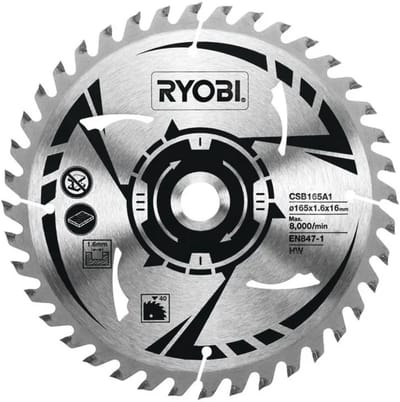 Ryobi CSB165A1 Serie - Cirkelzaagblad - 165mm - TCT Zagen