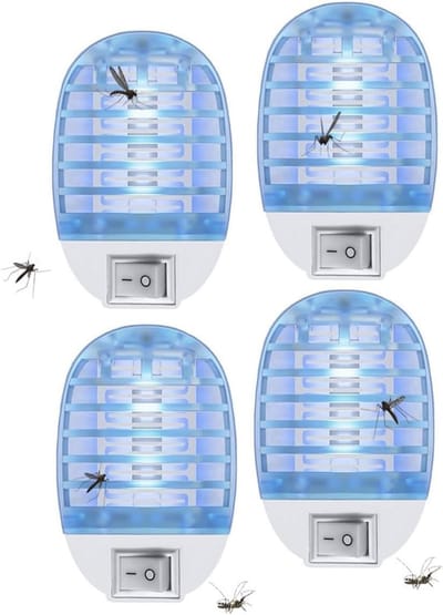 Elektrische Muggenverdelger met UV-Licht - 4 Stuks Muggenbestrijders