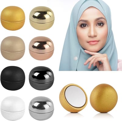 8 stuks magnetische pinnen voor hijab, broche, sjaal, hijab, kleurrijk, ronde broche, hijab, magnetische broche, hijab, knopen, magnetische pinnen zonder speld, voor hijab, sjaals, kleding