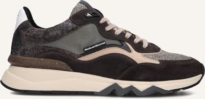 Floris Van Bommel Sfm-10178 De Zager Sneakers - Suède - Heren - Grijs - Maat 40⅔