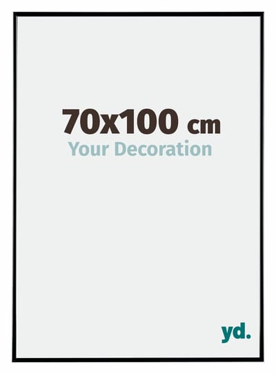 Your Decoration - Fotolijst 70x100 cm - Kunststof - Zwart Hoogglans - Evry