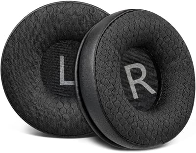 Dailygoods - SOULWIT Oorkussens Vervanging voor AKG N60/N60NC Bedraad (Niet geschikt voor N60NC Draadloze) Hoofdtelefoons, Earpads Cushions met Geluidsisolatie Schuim, Duurzame Gaasstof