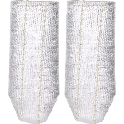 2 Pièces TIG Soudure Doigt Bouclier Thermique Taille de Poche Feuille d'Aluminium Unisexe Gant de Soudeur Isolation