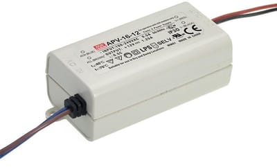 Meanwell LED Trafo 15W 12VDC 1.25A IP20 CV APV-16-12