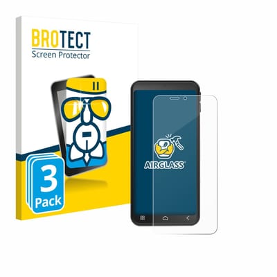 Screenprotector 3 Stuks voor Emporia Smart 7 Lite Beschermglas transparant