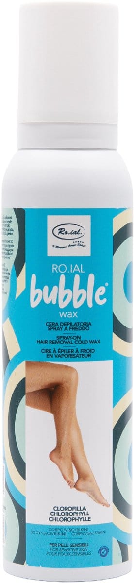 Ro.ial Bubble Wax Spray 150 ml – Koude Spray Wax met Chlorofyl voor Gevoelige Huid