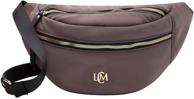 L.CREDI schoudertas Phelina Crossbody Bag Dark Taupe donkerbruin