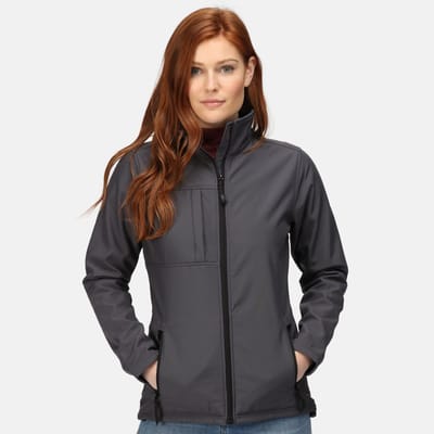 Regatta - Dames Professional Octagon II Waterdichte Softshell Jas (Grijs/Zwart)