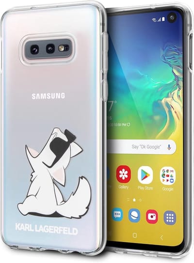 Transparant hoesje van Karl Lagerfeld - Backcover - Fun - Galaxy S10e - Choupette