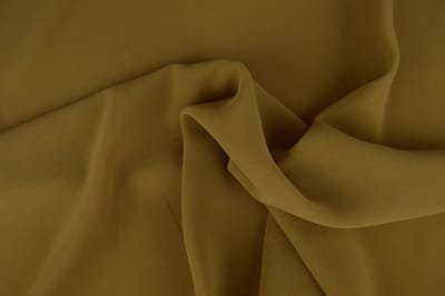15 meter chiffon stof - Beige - 100% polyester
