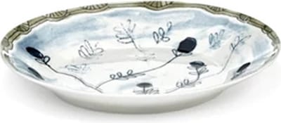 Serax Marni Midnight Flowers Mirtillo Tea diep bord / schaal D26cm H3.8cm blauw