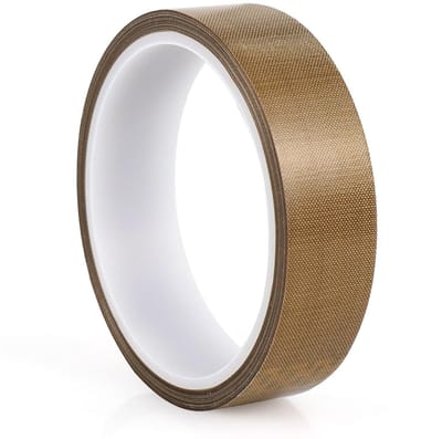 Hoogwaardige Hoge Temperatuur Hechtband, 25 mm x 10 m x 0,18 mm, PTFE Teflon Tape voor Vacuümmachines, Warmtebestendig en Duurzaam