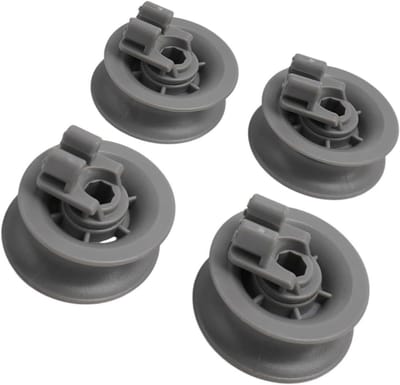 Vaatwasser Wieltjes - Korf Rolletjes - Vaatwasser Reparatie - Slijtvast ABS Materiaal - 31mm x 14mm - Grijs