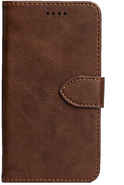 Hoesje Geschikt voor Motorola Moto Edge 20 - Bookcase - Pu Leder Wallet Book Case Bruin Cover