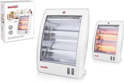 Home Basic Elektrische Kachel - Elektrische straalkachel - Infrarood Heater - Straalkachel - Heater - Infrarood Kachel vrijstaand - Kantelbeveiliging - 400/800W