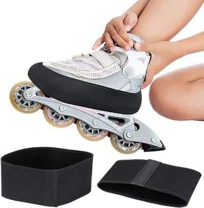 Schaatshoezen - Laarsbeschermers - Schaatsen Beschermen - Waterdicht Elastisch - Maat M - Zwart