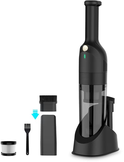 VacniQ H6X Handheld Stofzuiger - Oplaadbare Autostofzuiger Draadloos - Krachtige Draagbare Handstofzuiger voor Auto, Huis, Houten Vloer, Kantoor, Snelle Schoonmaakbeurten