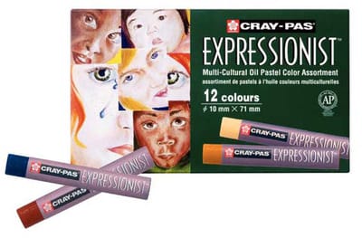 Sakura oliepastels Cray-Pas Expressionist set 12 kleuren multicult.
