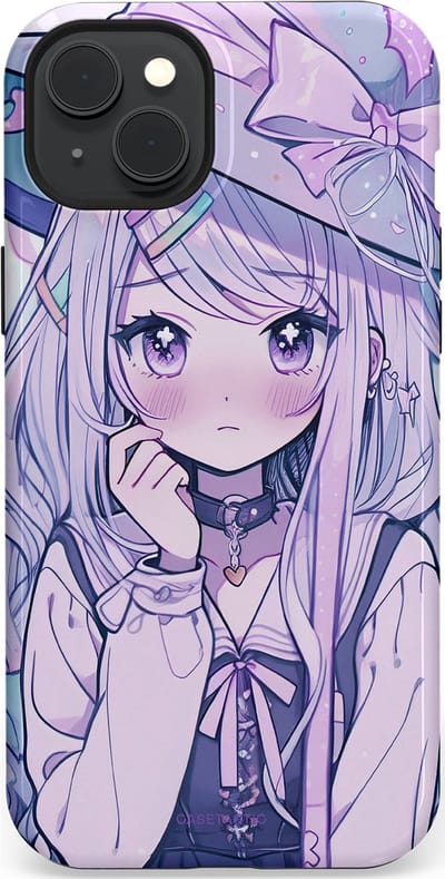 Casetastic Hoesje Geschikt voor Apple iPhone 15 Plus Magsafe - Stijlvolle Beschermende Duo-layer Case - Yume Meisje