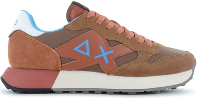 SUN68 Jaki 2.0 Effen - Heren Sneakers Schoenen Bruin Z36115-36 ORIGINEEL EU 42 bruin