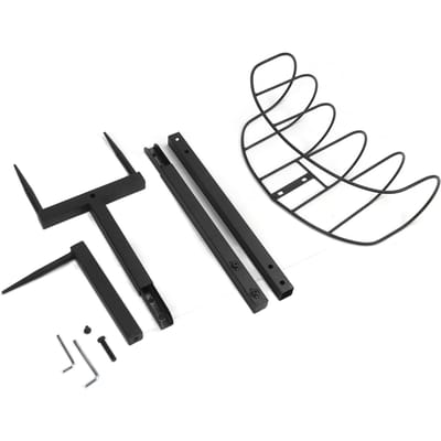 Support de tuyau d'arrosage autoportant Détachable Support de tuyau d'eau Cintre pour tuyau Tuyau d'eau robuste black