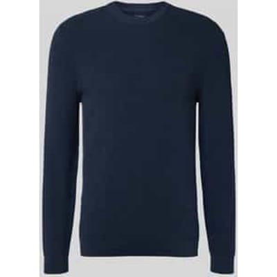 Gebreide pullover met ribboorden