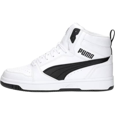 PUMA Rebound v6 Unisex Sneakers - PUMA White-PUMA Black