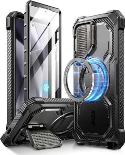 Telefoonhoes Geschikt voor Samsung Galaxy S24 Ultra - Full-Body Beschermhoes 6.8 Inch met Ingebouwde Schermbeschermer, Schokbestendige Rugcover, Stootvaste Case en Telefoonhoes met Uitstekende Bescherming