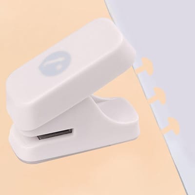 1 stuk- Mini Perforator- perforator 1 gaats- Bureau Perforator-Dagelijkse papierperforator- Paddestoelvormig - voor Mappen En Ringbanden- multifunctioneel en draagbaar- voor Thuiskantoor/Thuiswerken- voor ergonomisch design