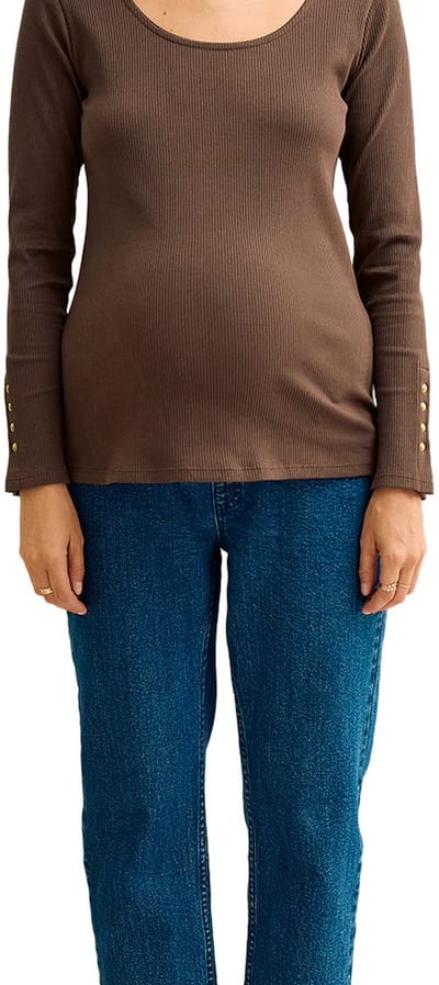 Vertbaudet T-shirt borstvoeding met lange mouwen in rib