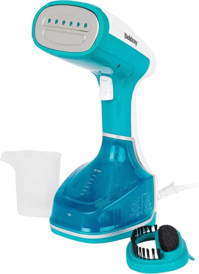 Hand Stoomapparaat - Kleding Steamer - Kleding Verfrissen - Snelle Opwarming - 260 ml Tank - Turquoise Wit