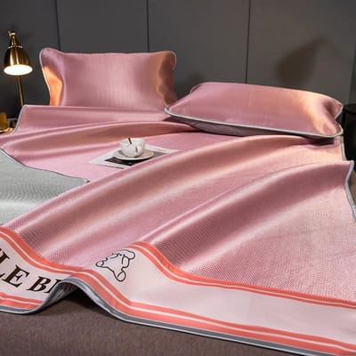 1800D Carbon Lichtgewicht Vezels Koelmat voor Bed Zacht Comfortabel IJszijde Bedmat Koel Naakt Slapen Huidvriendelijk Zomerkussen 150x200cm 3 pcs set