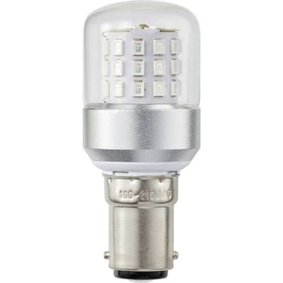 TRU COMPONENTS TC-14124712 LED-signaallamp Groen Cilinder BA15d 100 V/AC, 240 V/AC 500 lm