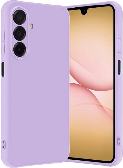 Hoes - Geschikt voor Samsung Galaxy A17 - Sterk & Shockproof - Hoesje Cover - Siliconen Case - Lila