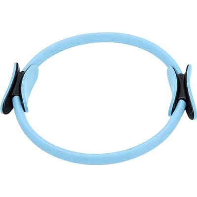 Cercle de Fitness Pilates 38cm Anneau Pilates Forte Pression Rebond Cercle de Résistance Pilates Portable Bleu Vibrant