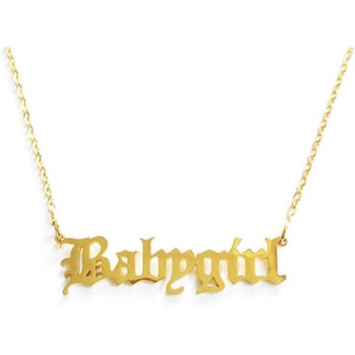 Roestvrij Staal Baby Meisje Ketting Verguld Baby Meisje Hangers Kettingen Voor Vrouwen Sieraden beige