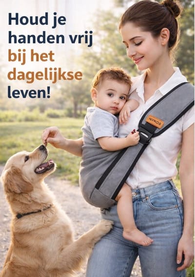 Nifkos - Ergonomische Baby Draagzak zwart- Premium Peuter Carrier - Hoge Kwaliteit