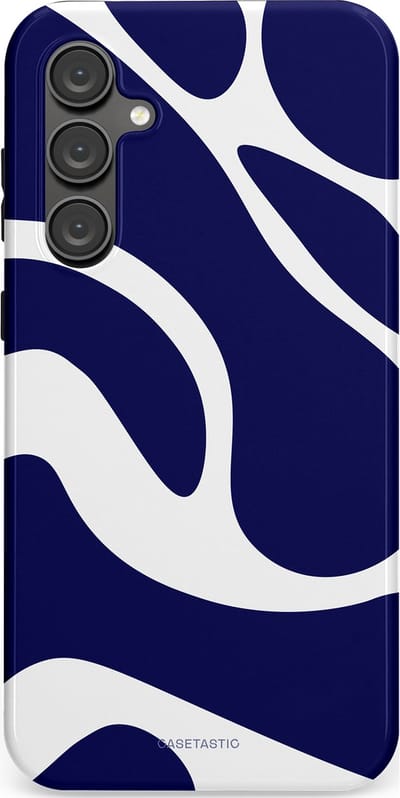 Casetastic Hoesje Geschikt voor Samsung S23 FE - Stijlvolle Beschermende Duo-layer Case - Zeebries Golven
