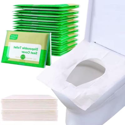 Wegwerp-WC-Brilhoezen - Biologisch afbreekbaar - Waterdicht - Extra groot - Voor Hygiënisch Gebruik
