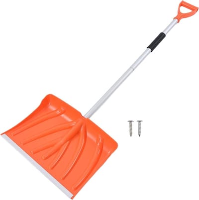 Sneeuwschep Aluminium - Afneembare schop - Winterklaar maken - Grote capaciteit - 1345 cm - Zilver
