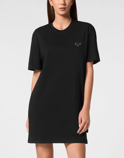 T-Shirt Jurk Kort Iconic Plein