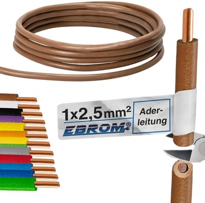 Stijve PVC Aderleiding 2,5 mm² - 10 m - Diverse lengtes beschikbaar