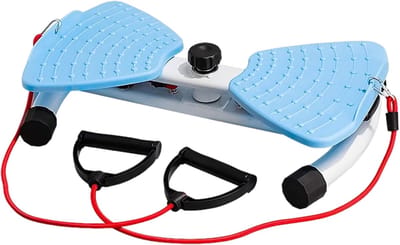 Rotatieschijf Taille - Buikspier Trainer - Thuis Fitness - Stil Antislip Ontwerp - 51 x 34 cm - Blauw