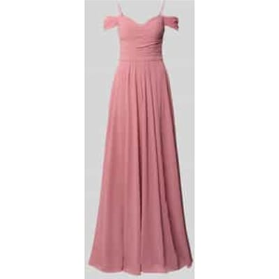 Maxi-jurk in off-shoulder-look met loopsplit