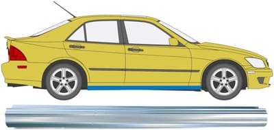 Reparatie dorpel voor Lexus IS 1998-2005 / Links = Rechts (symmetrisch)