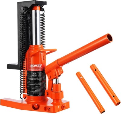 Schaarkrik voor Hydraulische teenkrik 2,5 Teenteenkrikken 5 ton Hefcapaciteit aan de bovenkant Machinekrik 0,8-5,3 inch Teenhoogte 8,9-13,4 bovenkant Schaarkrik autokrik(2.5T)