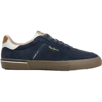 Pepe Jeans Kenton Suede Schoenen Blauw EU 41 Man