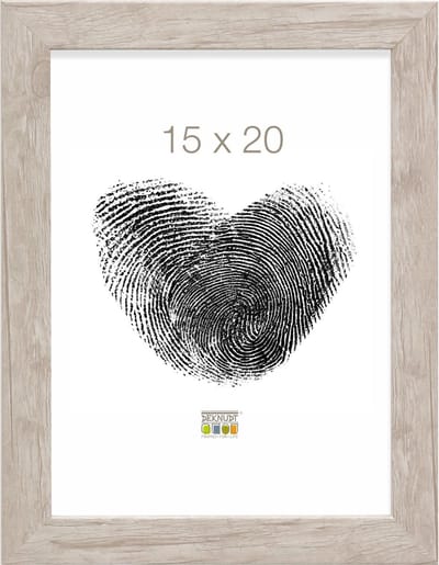 Deknudt Frames fotolijst S45RH1 - naturel - grijs - hout - 15x20 cm