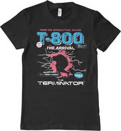 The Terminator Heren Tshirt -S- Arrival Zwart