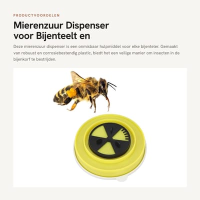 Dailygoods - Mierenzuur Dispenser voor Bijenteelt en Insectenbestrijding